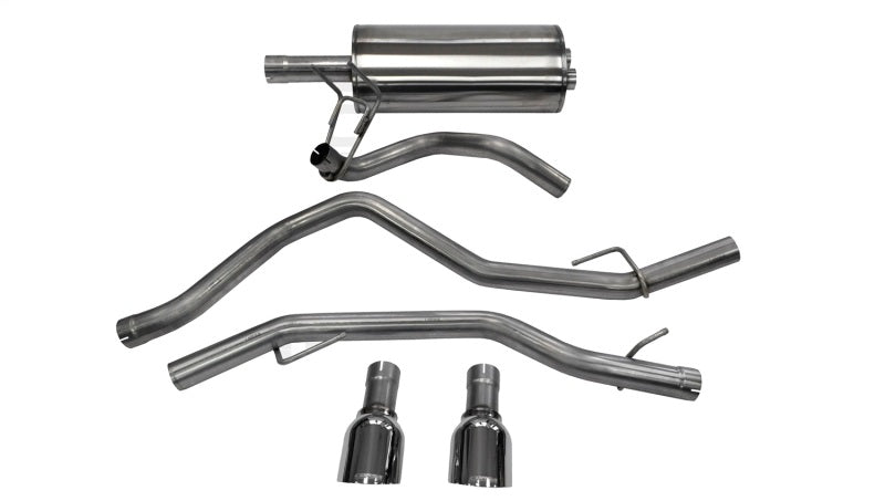 CORSA Performance Corsa 2009-2018 Dodge Ram 1500 4.7L Quad/Crew Cab/Short Bed Polished Dual Exit Cat-Back Exhaust