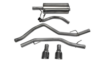 CORSA Performance Corsa 2009-2018 Dodge Ram 1500 4.7L Quad/Crew Cab/Short Bed Polished Dual Exit Cat-Back Exhaust