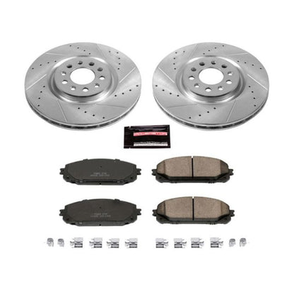 PowerStop Power Stop 14-16 Jeep Cherokee Front Z23 Evolution Sport Brake Kit