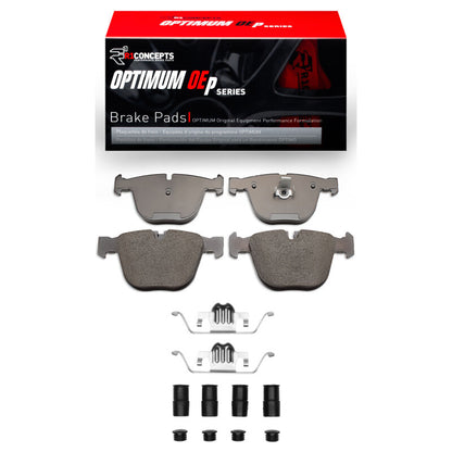 R1 Concepts R1 10-19 BMW X6 Rear Optimum OE Pads & Hardware Kit
