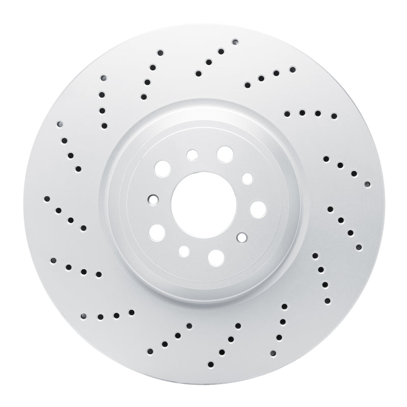 DFC 21-25 BMW M3 Left Front Drilled GeoSPEC Coated Rotor
