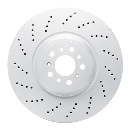 DFC 21-25 BMW M3 Left Front Drilled GeoSPEC Coated Rotor