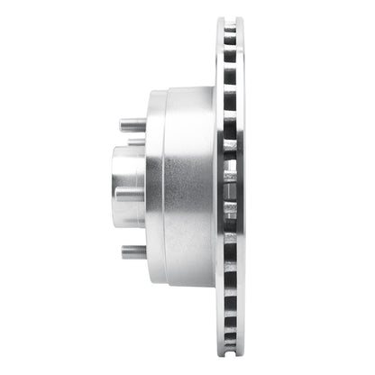 R1 Concepts R1 1987-1990 Dodge Dakota RWD Front Right Drilled & Slotted Silver Brake Rotor