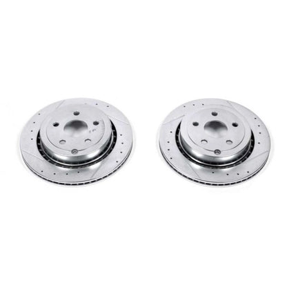 PowerStop Power Stop 11-17 Chevrolet Caprice Rear Evolution Drilled & Slotted Rotors - Pair