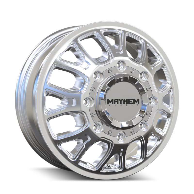 Mayhem 8107D Cogent Dually 17x6.5 8x210 BP -142mm Offset 154.2mm Bore Polished Wheel