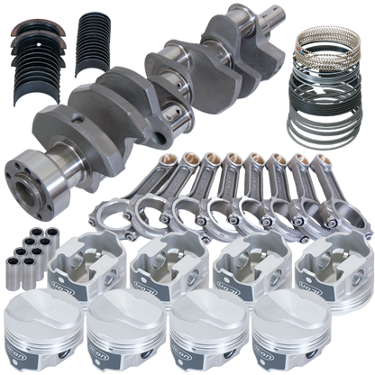 Eagle Chevy 454 1Pc 4.000in Crank 6.135in I-Beam Rod Closed Chamber 4.280in Piston Rotating Assembly