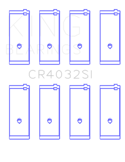 King Engine Bearings Toyota 4Age (Size +1.0mm) Connecting Rod Bearing Set