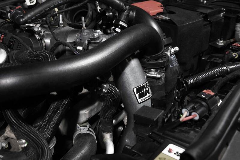 K&N Engineering K&N 2023 Ford Bronco Raptor 3.0L V6 Aluminum Charge Pipe Kit - Gunmetal Gray