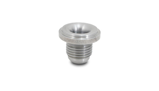Vibrant -10 AN Male Weld Bung (1-1/8in Flange OD) - Mild Steel