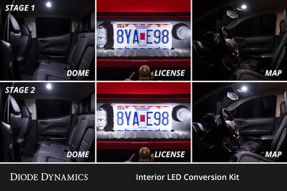 Diode Dynamics 05-21 Nissan Frontier Interior LED Kit Cool White Stage 1