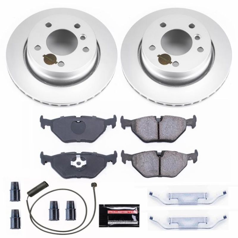 PowerStop Power Stop 98-99 BMW 323i Rear Z23 Evolution Sport Coated Brake Kit