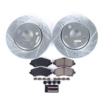 PowerStop Power Stop 07-17 Jeep Wrangler Front Z23 Evolution Sport Brake Kit