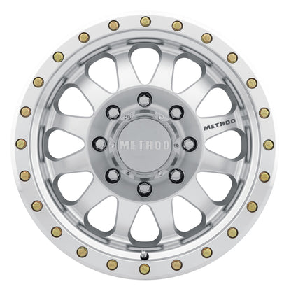 Method Wheels Method MR304 Double Standard 17x8.5 0mm Offset 8x6.5 130.81mm CB Machined/Clear Coat Wheel