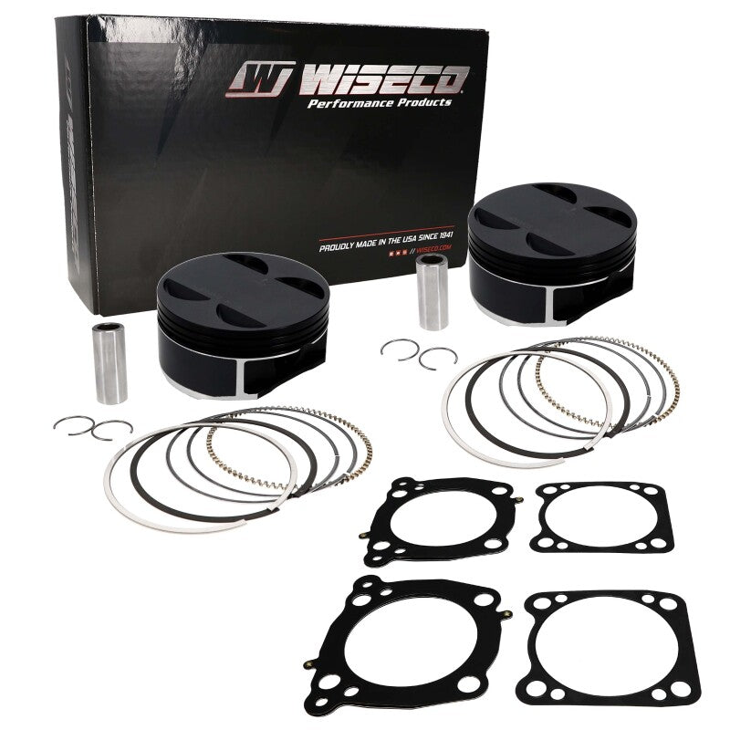 Wiseco HD Milwaukee 8 CVO 117cid 11.01 CR (X) Piston Kit