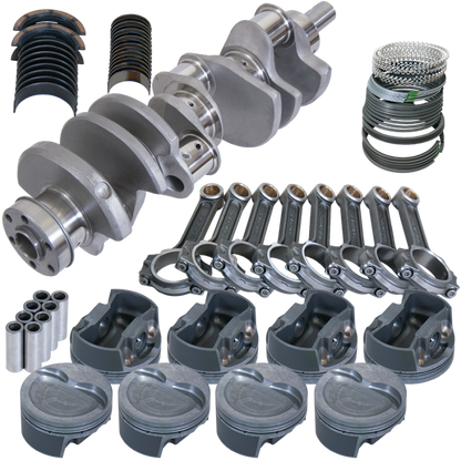 Eagle Ford 351W 4.000in Crank 6.250in I-Beam Rods -20cc Inv Dome 4.040in Pistons Balanced Assembly