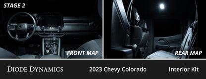 Diode Dynamics 2023+ Chevrolet Colorado Interior LED Kit Cool White Stage 2