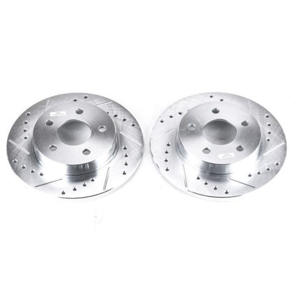 PowerStop Power Stop 05-08 Chevrolet Cobalt Rear Evolution Drilled & Slotted Rotors - Pair