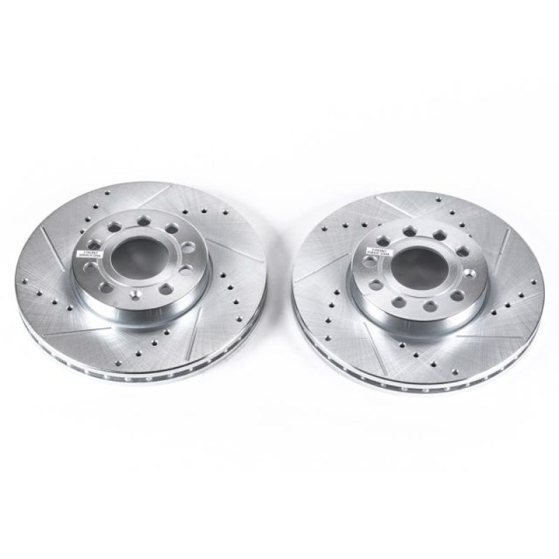 PowerStop Power Stop 10-13 Audi A3 Front Evolution Drilled & Slotted Rotors - Pair