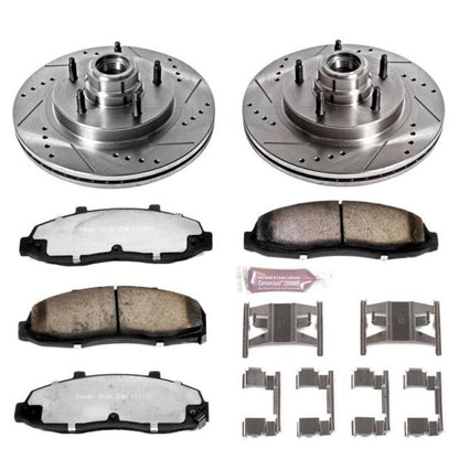 PowerStop Power Stop 97-00 Ford F-150 Front Z36 Truck & Tow Brake Kit