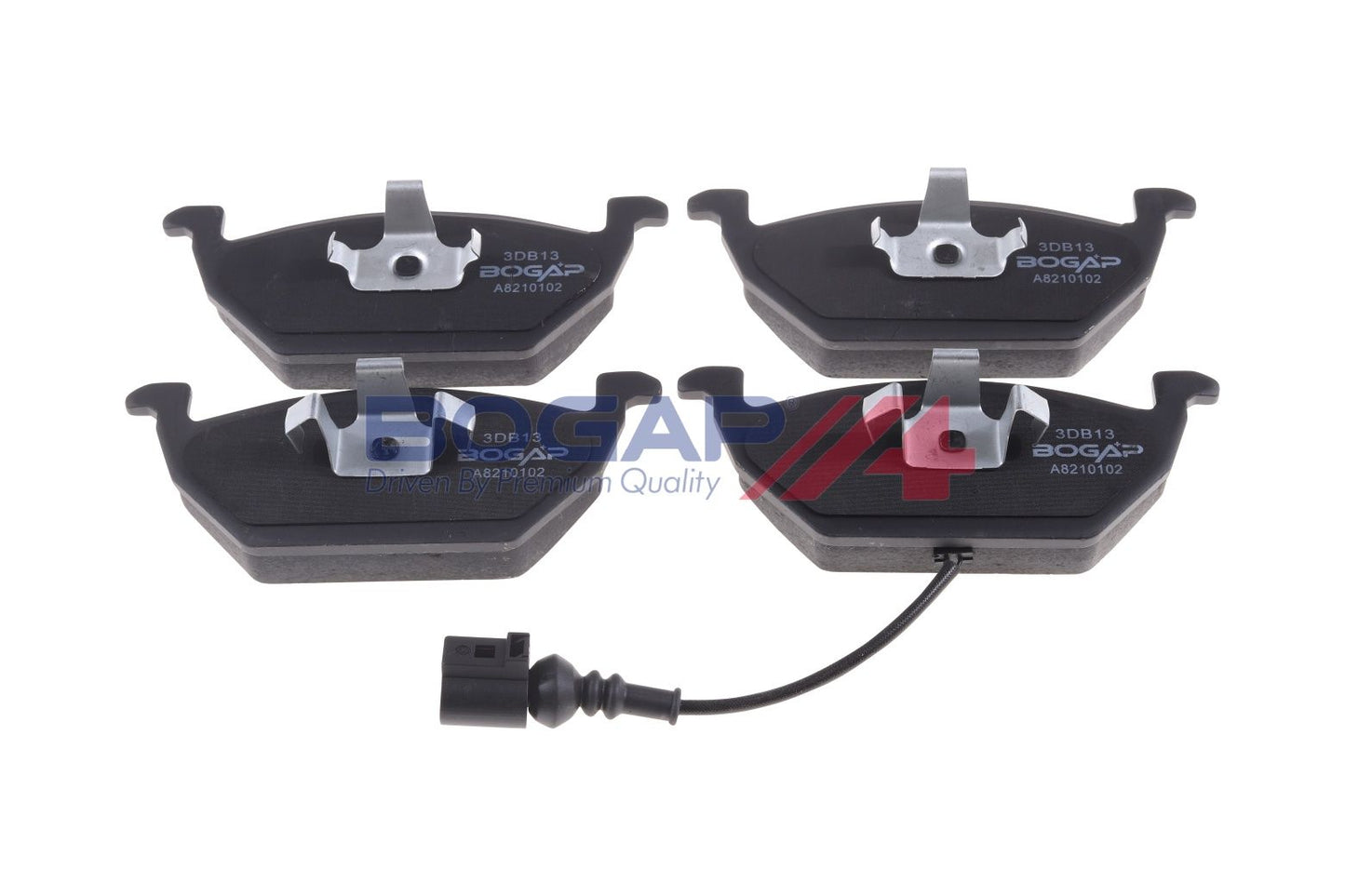 BOGAP A8210102 Brake Pad Set, Disc Brake