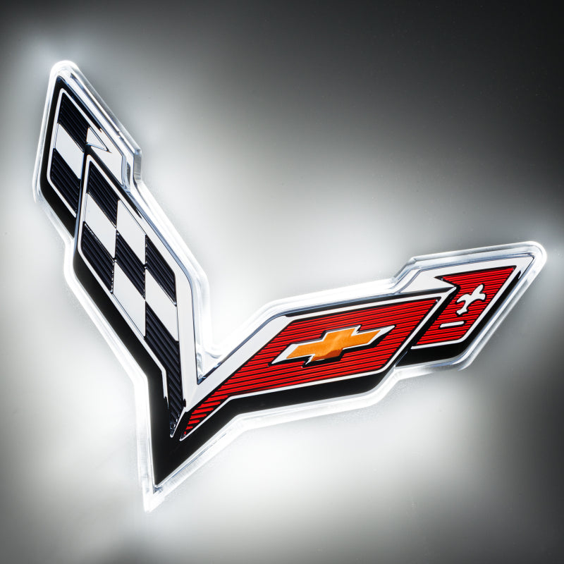 ORACLE Lighting Oracle Corvette C7 Rear Illuminated Emblem - Dual Intensity - White