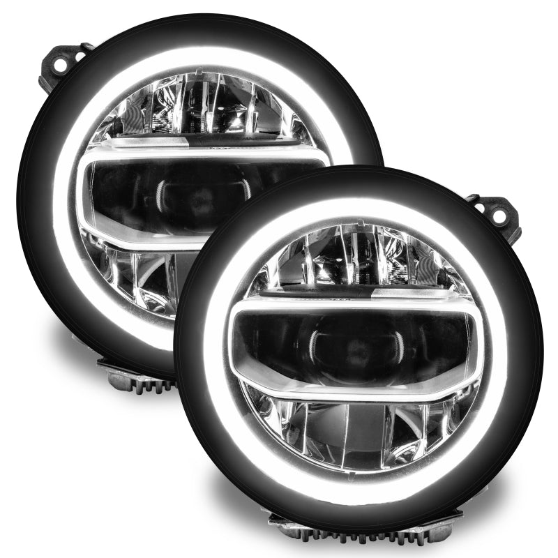 ORACLE Lighting Oracle Jeep Wrangler JL/Gladiator JT RGB+W Headlight DRL Upgrade Kit - ColorSHIFT 2