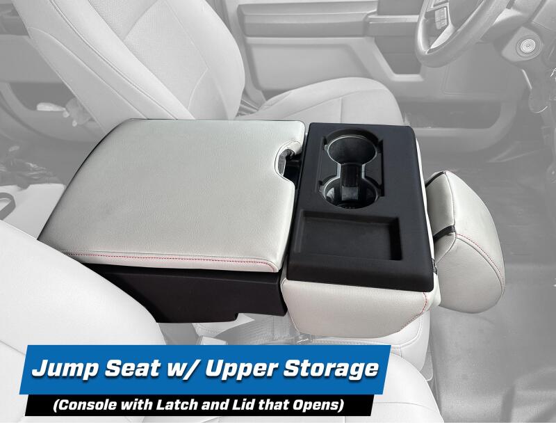 PRP Seats PRP 2015+ Ford F150 / 2017+ Super Duty Center Jump Seat Cover w/ Std. Console - Red