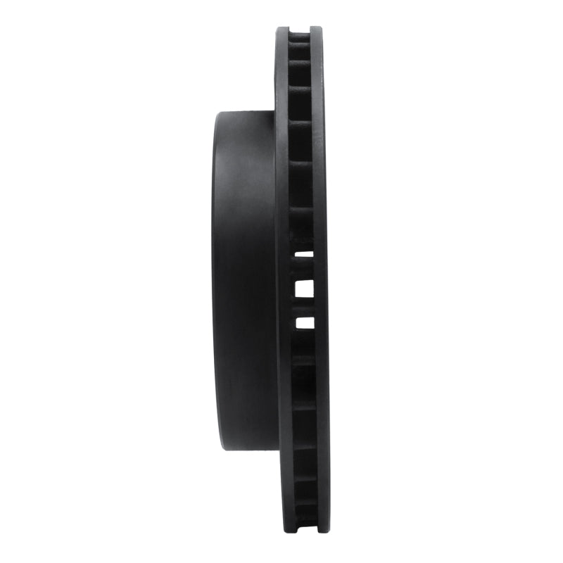 R1 Concepts R1 1988-1991 Chevrolet K1500 Front Left Drilled & Slotted Black Brake Rotor