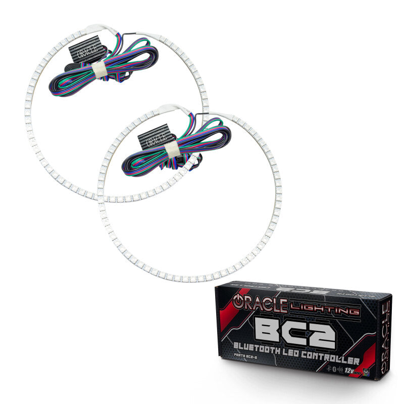 ORACLE Lighting Oracle Chevy Camaro Non-RS 14-15 Halo Kit Round Style - ColorSHIFT w/ BC1 Controller