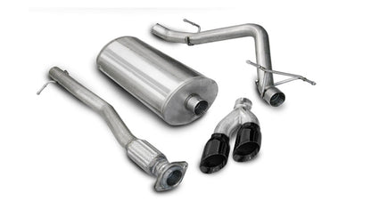 CORSA Performance Corsa 10-10 GMC Sierra Denali 6.2L V8 3in Cat-Back Single Side w Twin 4in Black Pro-Series T