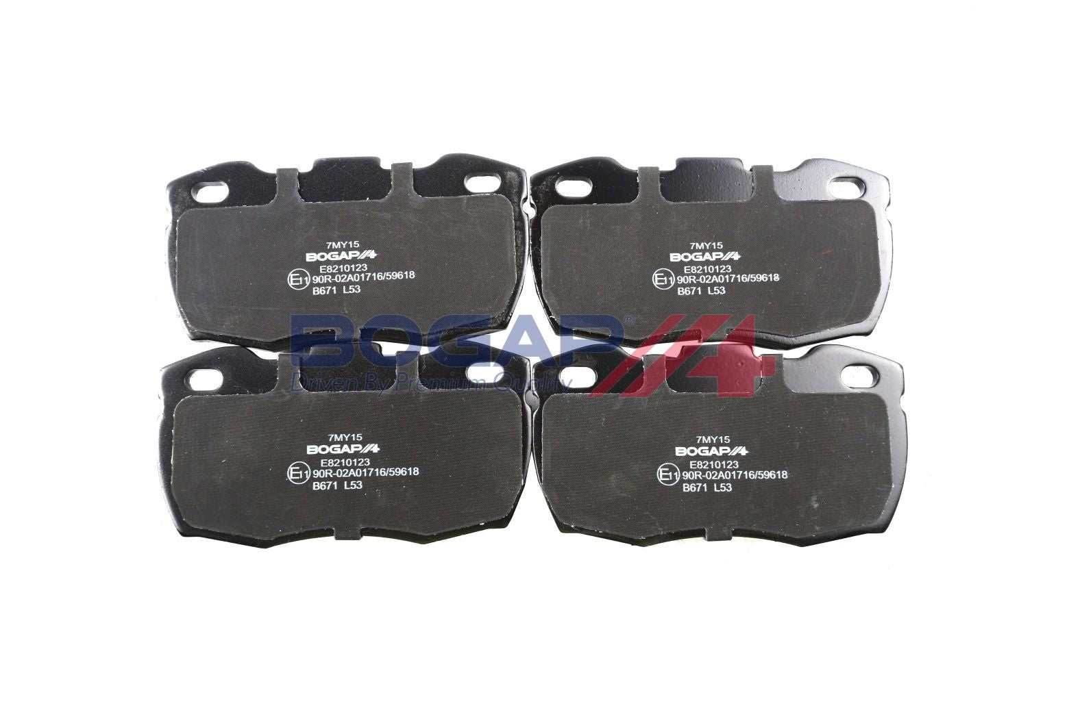 BOGAP E8210123 Brake Pad Set, Disc Brake