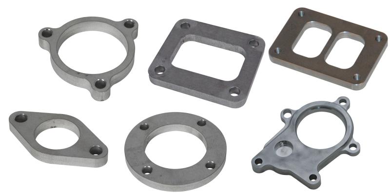 Vibrant GT Series Turbo Adapter 3in 4 Bolt to 3in V-Band Flange w/ V-Band & V-Band Clamp