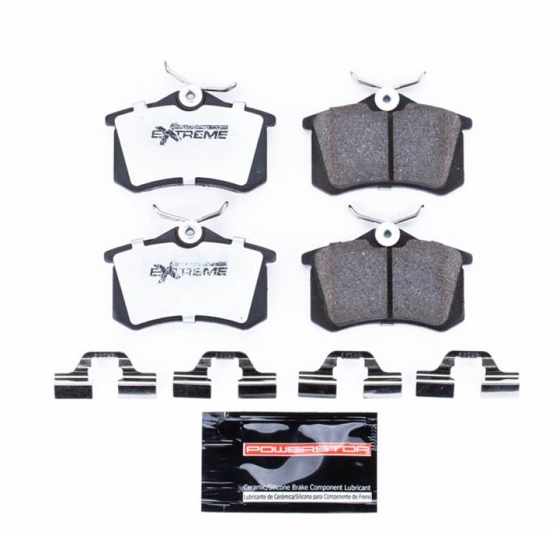 PowerStop Power Stop 10-13 Audi A3 Rear Z26 Extreme Street Brake Pads w/Hardware