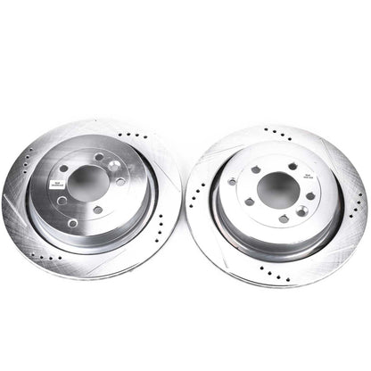 PowerStop Power Stop 05-09 Land Rover LR3 Rear Evolution Drilled & Slotted Rotors - Pair