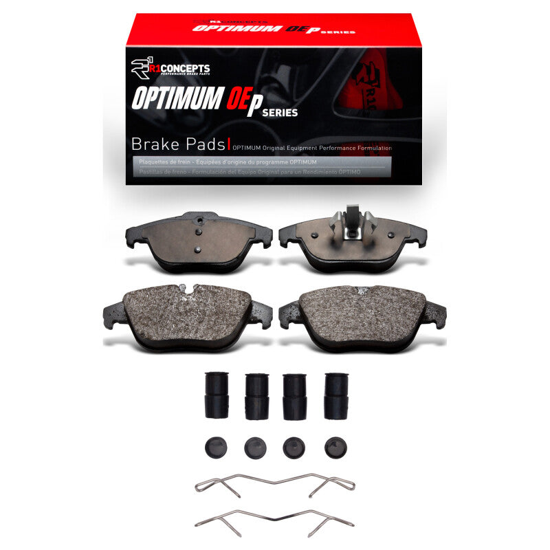 R1 Concepts R1 09-15 Mercedes-Benz GLK250 Rear Optimum OE Pads & Hardware Kit