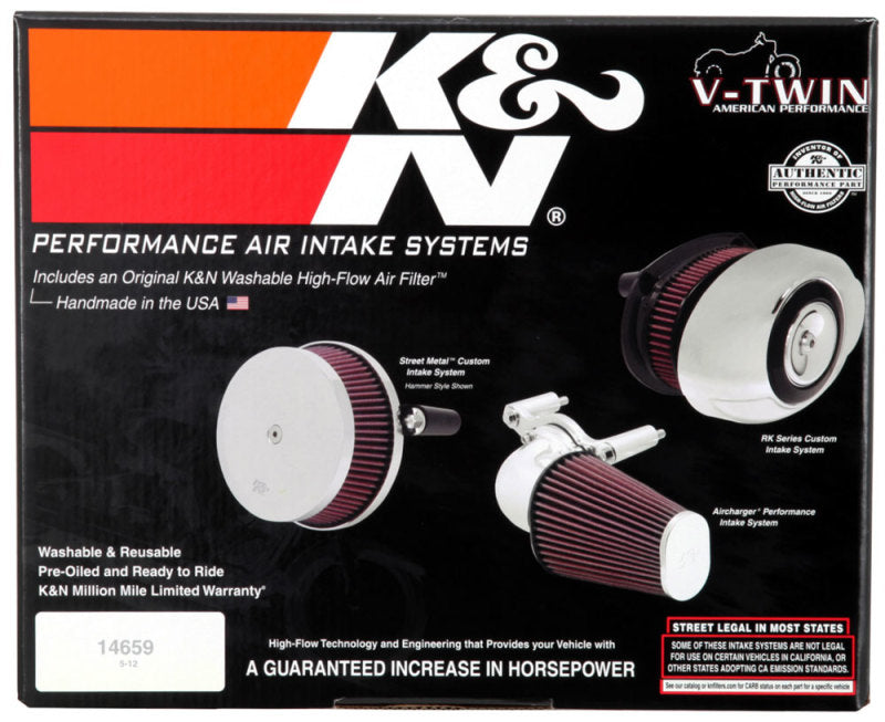 K&N Engineering K&N FIPK H/D Touring Models 2017-2018 BLACK Performance Air Intake System