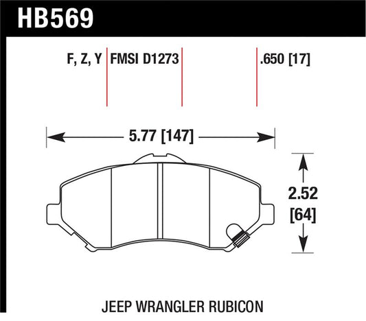 Hawk Performance Ceramic Street Brake Pads