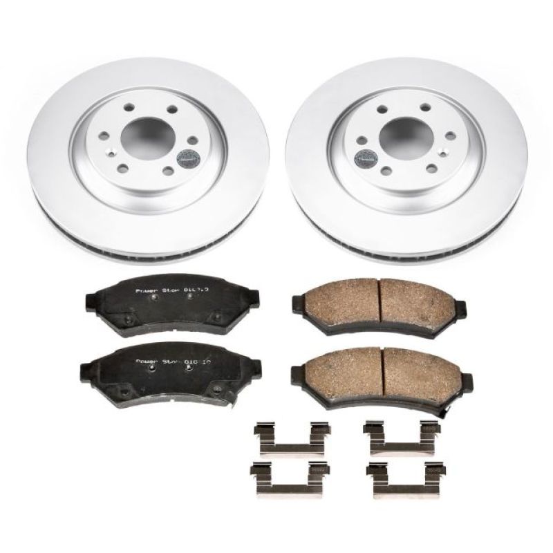 PowerStop Power Stop 14-17 Mobility Ventures MV-1 Front Z17 Evolution Geomet Coated Brake Kit