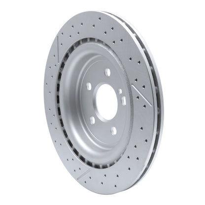 DFC 12-20 Mercedes-Benz GLA45 AMG Rear Drilled GeoSPEC Coated Rotor and Slotted