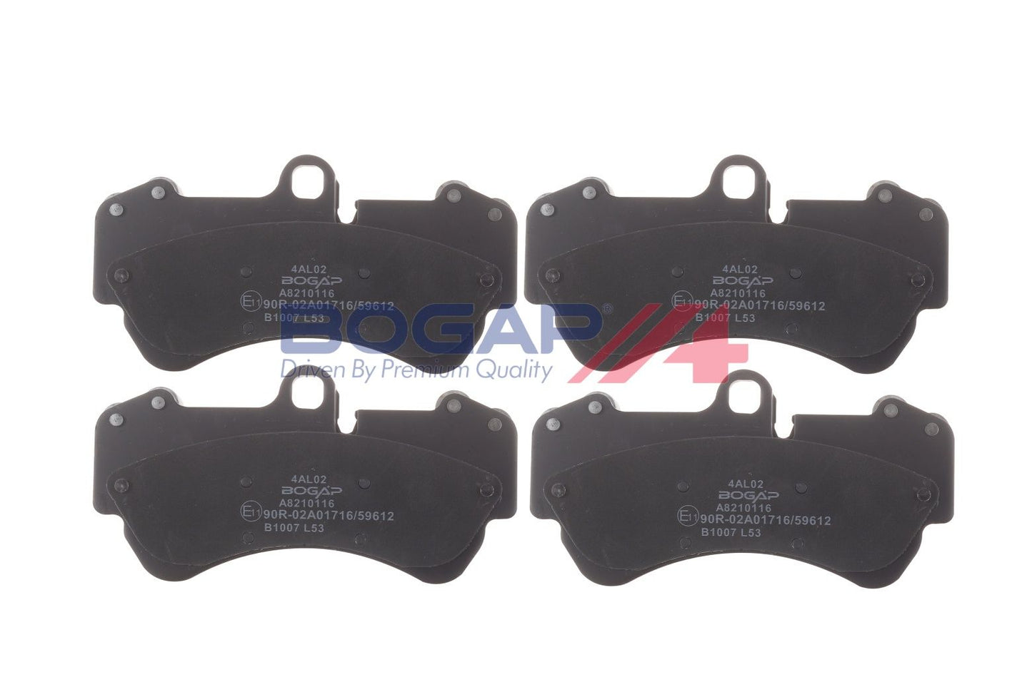 BOGAP A8210116 Brake Pad Set, Disc Brake