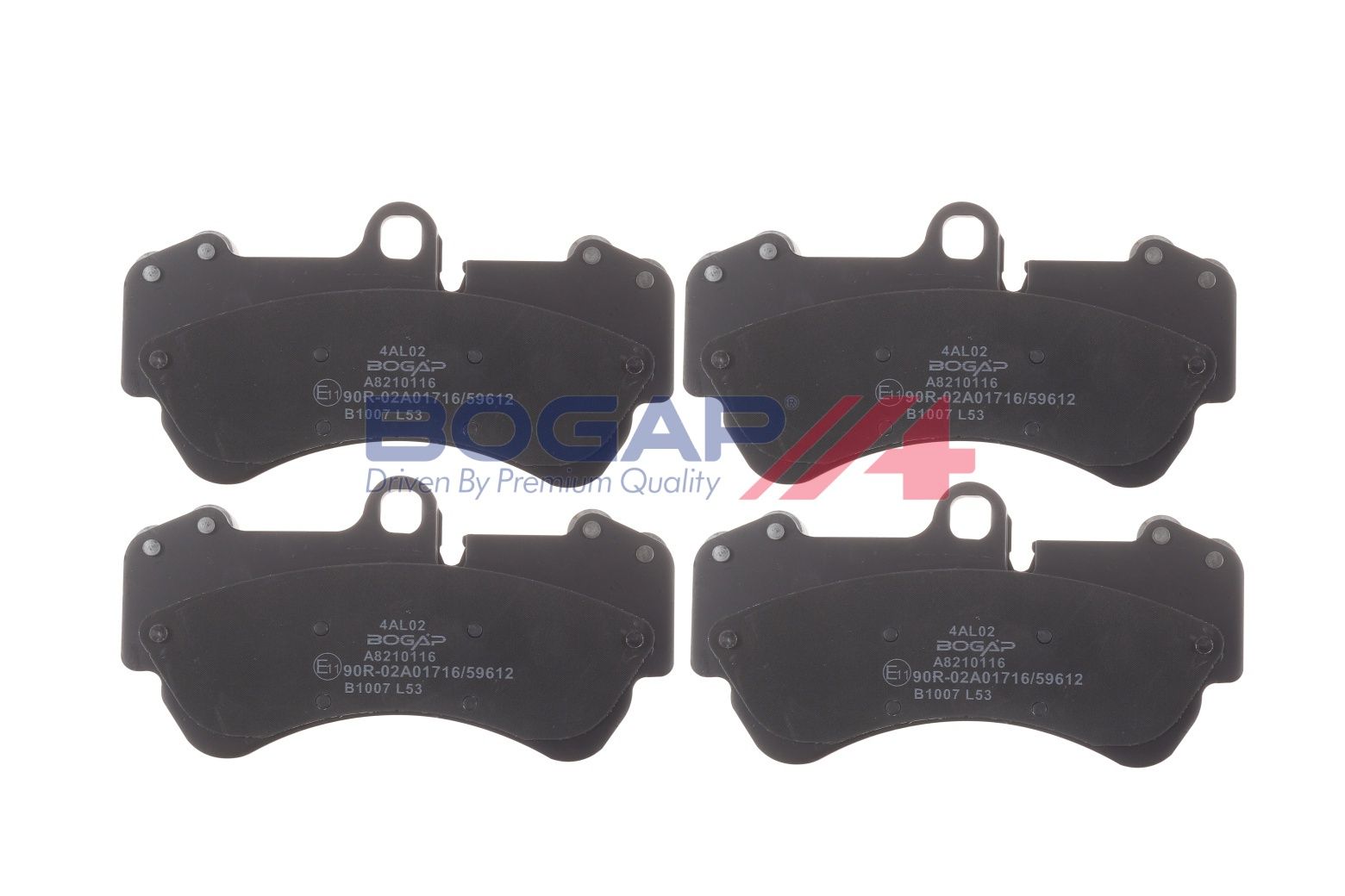 BOGAP A8210116 Brake Pad Set, Disc Brake