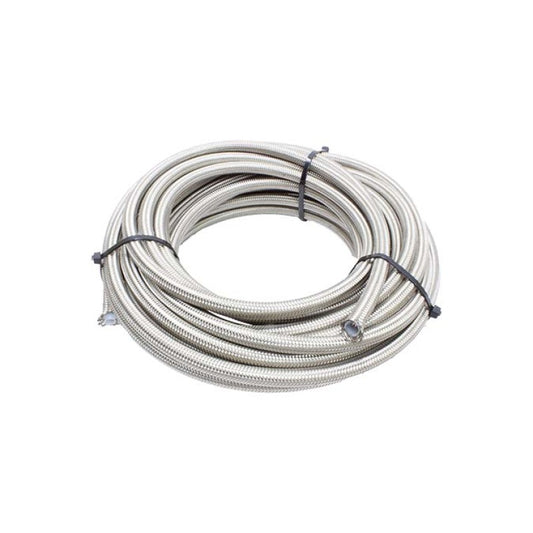 Snow Performance Snow 6AN Braided Stainless PTFE Hose - 30ft