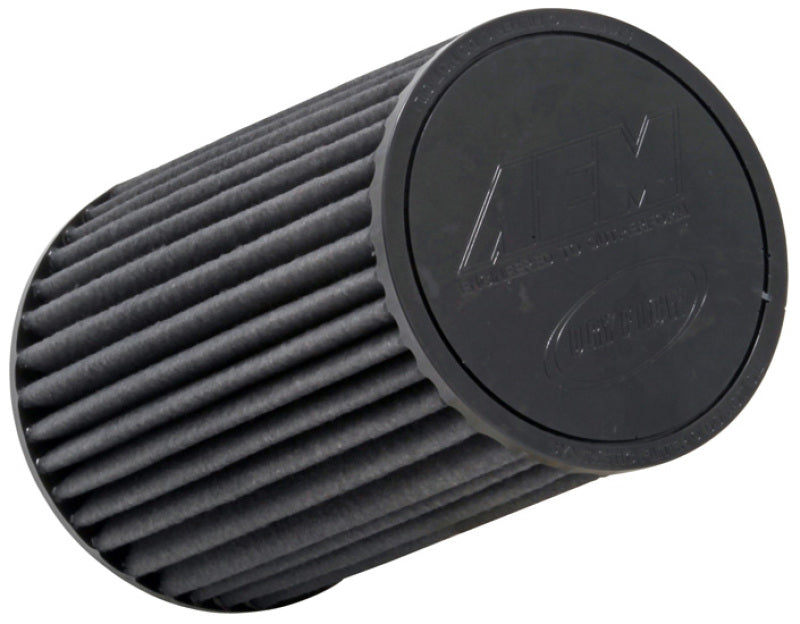 AEM Induction AEM Dryflow Conical Air Filter 2.75in Flange ID / 6in Base OD / 5.125in Top OD / 9.125in Height