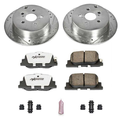 PowerStop Power Stop 03-06 Pontiac Vibe Rear Z26 Street Warrior Brake Kit