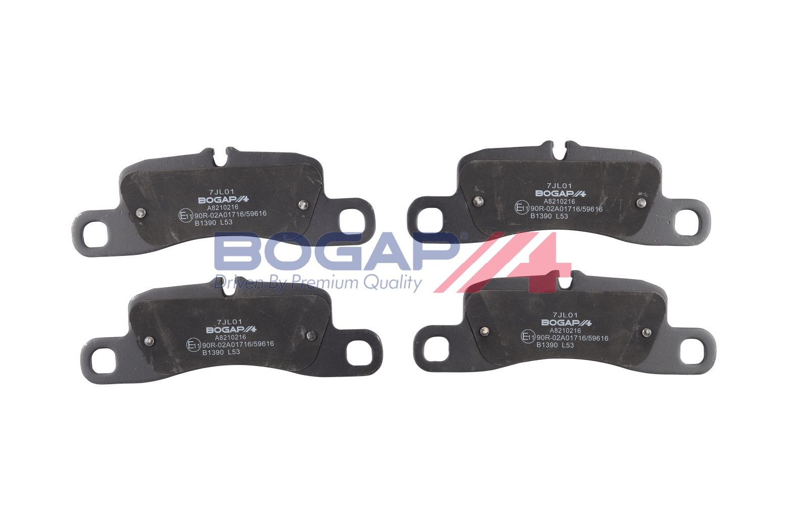 BOGAP A8210216 Brake Pad Set, Disc Brake