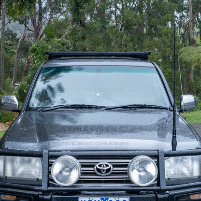 ARB Roof Rack Base with Mount Kit - Flat Rack with Wind Deflector 