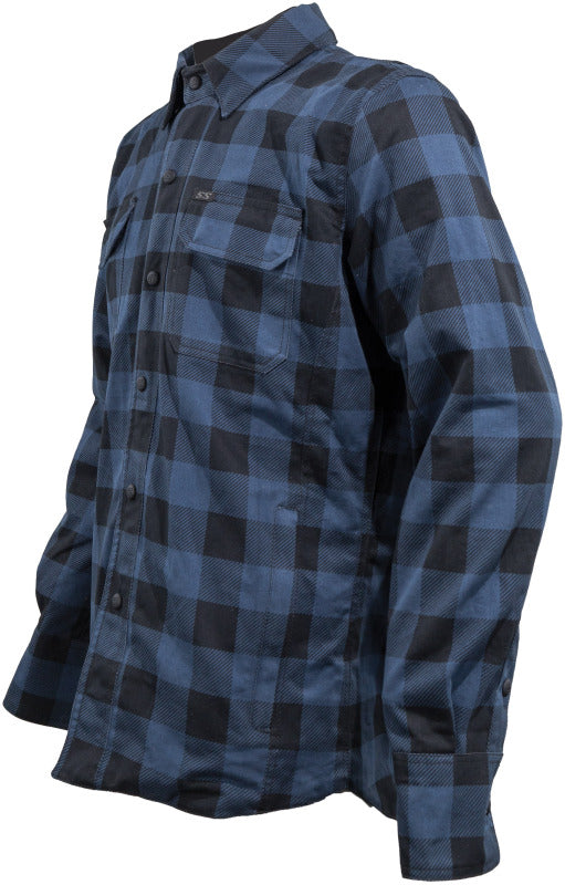 Speed and Strength True Grit Armored Motoshirt Navy/Black - 2XL