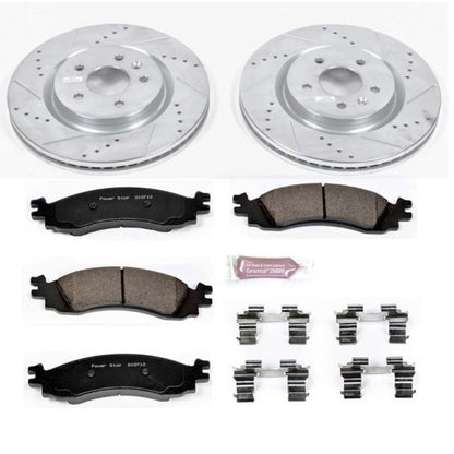 PowerStop Power Stop 11-12 Ford Taurus Front Z23 Evolution Sport Brake Kit