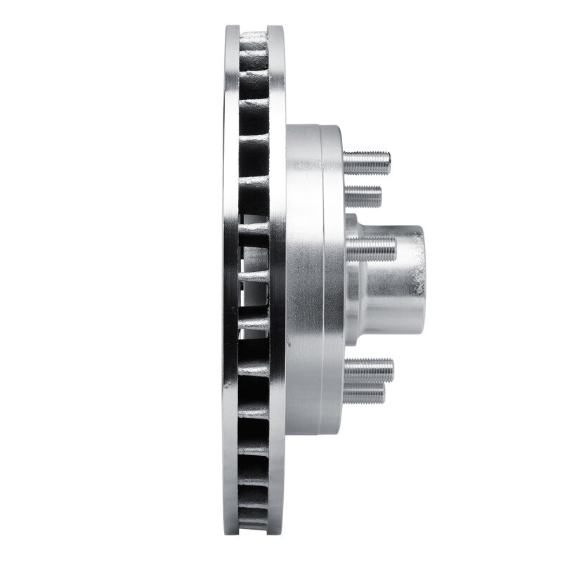 R1 Concepts R1 88-96 Chevrolet C2500 Front Right Drilled & Slotted Silver Brake Rotor