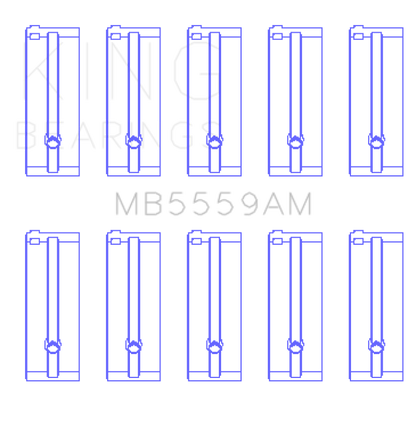 King Engine Bearings Isuzu 4Zb1 (Size +1.0mm) Main Bearing Set